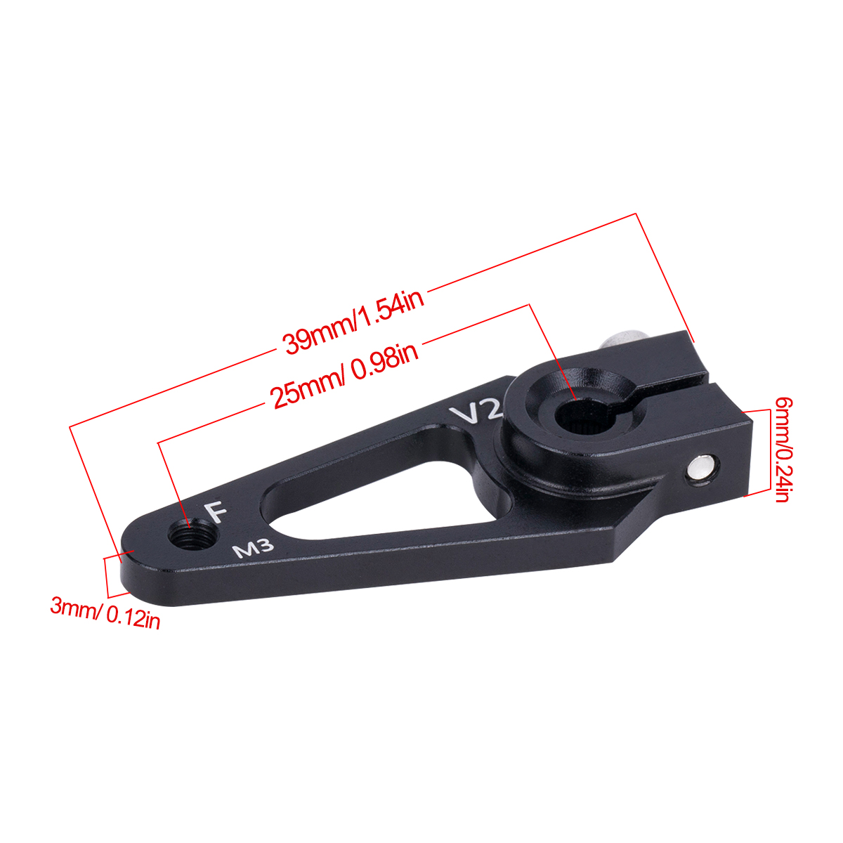 7075 Aluminum 25T Servo Horn M - Rc Hobby Zone ulasan dan harga
