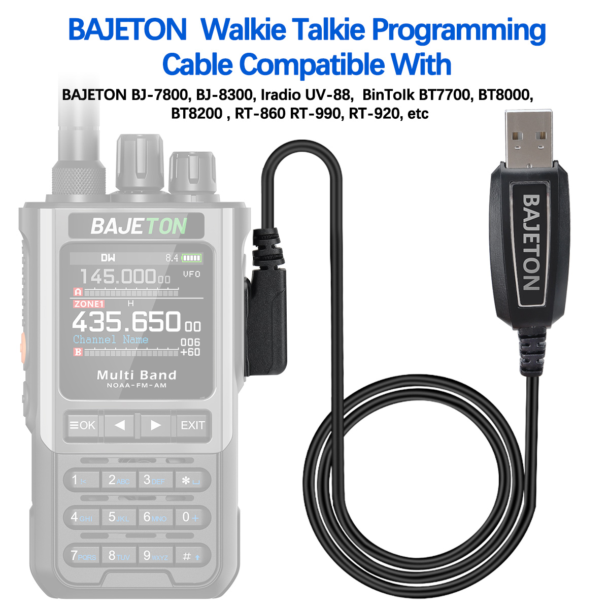 BAJETON Walkie Talkie USB Prog - Rc Drift Car Brushless ulasan dan harga