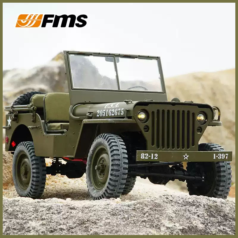 FMS 1/6 Climber 1941 Willys MB - Rc Hobby Zone ulasan dan harga