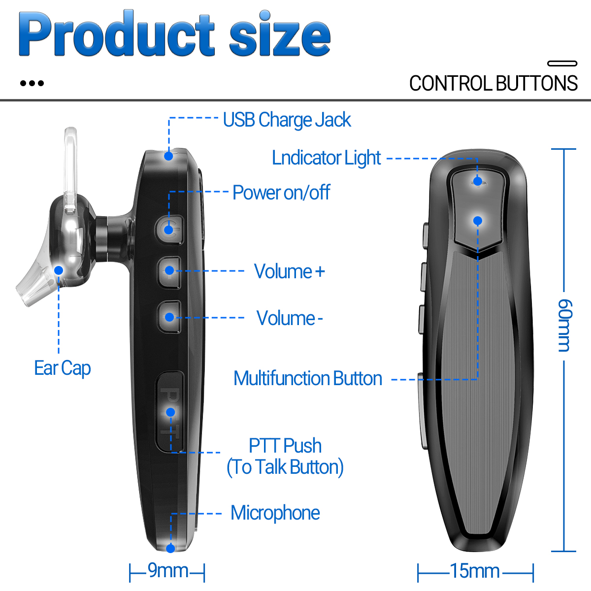 BT-E1 Wireless Headset Bluetoo - Rc Drift Car Brushless ulasan dan harga